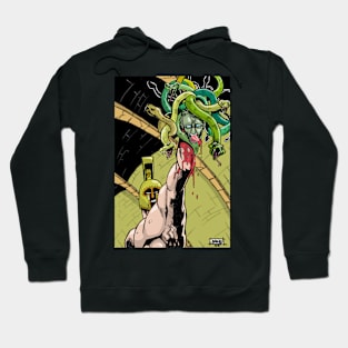 Perseus holds the head of Medusa aloft Hoodie